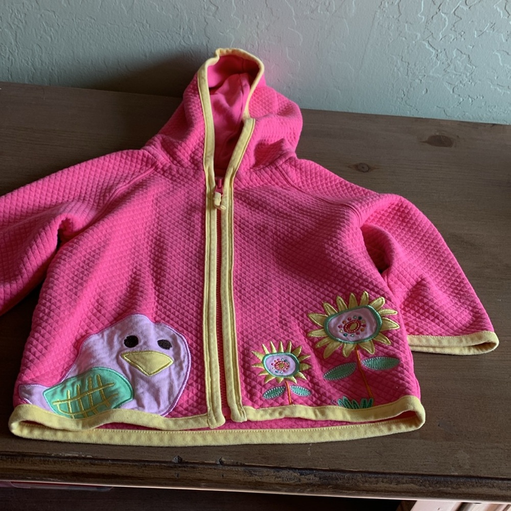 Hanna Andersson Quilted Appliqué Jacket sz 80 (18-24 months)